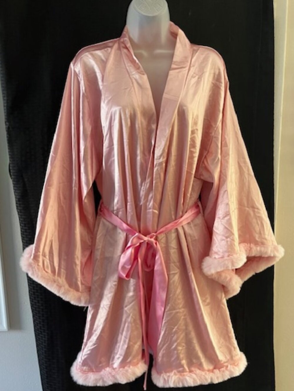 Fuzzy Pink Sexy Robe